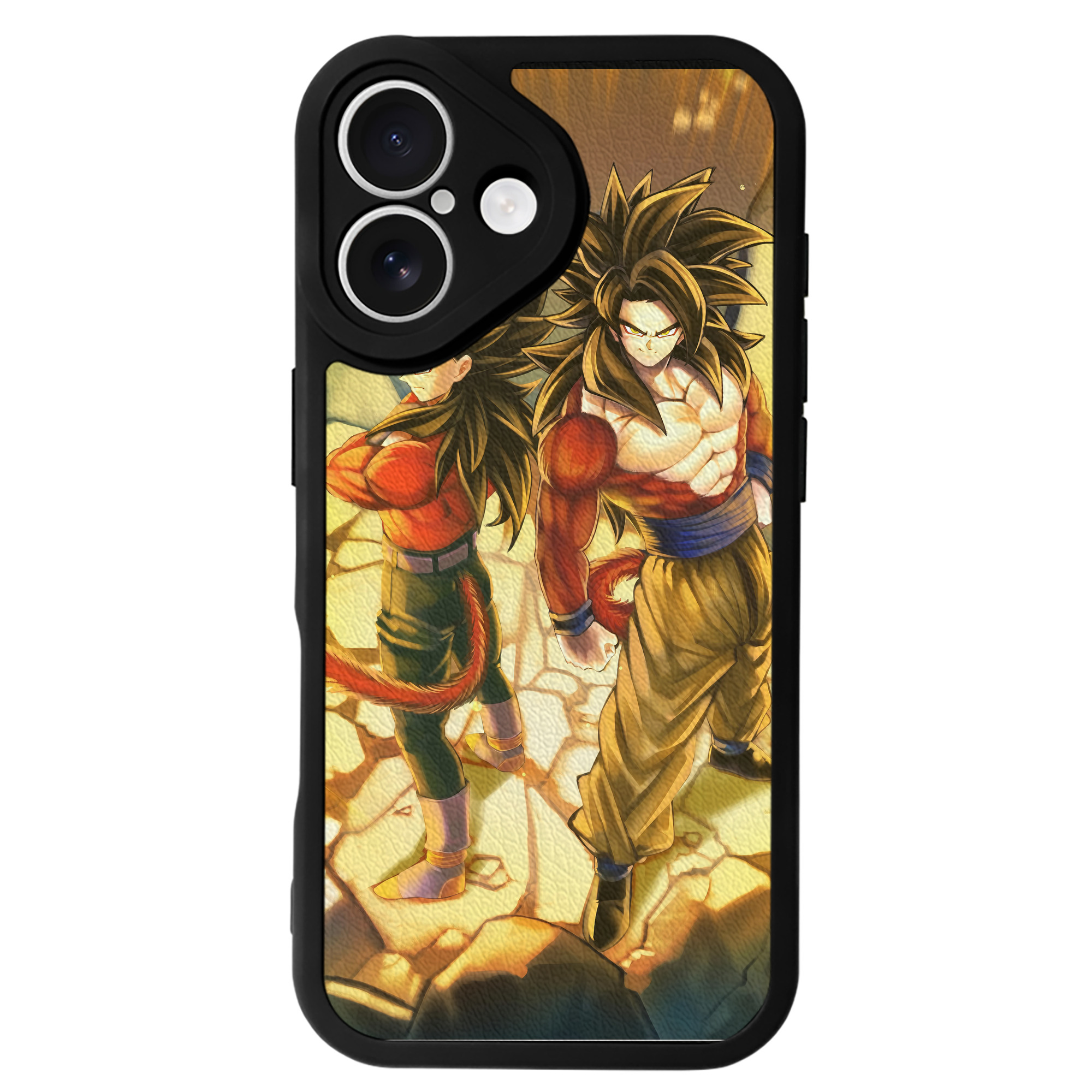 （画像用） ドラゴンボール DRAGON BALL 【iPhone 16シリーズ対応】シリコンスマホケース（レザー調） 材質：シリコン